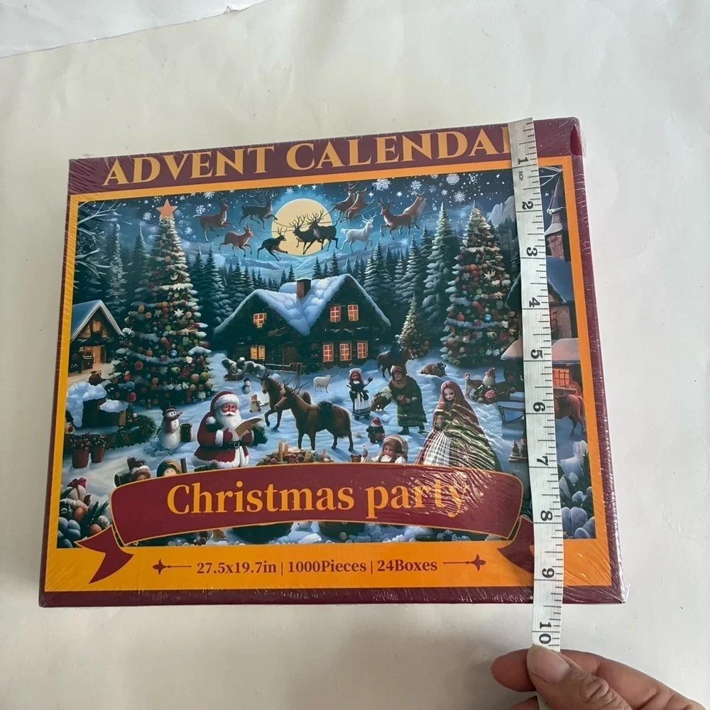 Christmas Party Advent Calendar 1000-piece Puzzle 14+